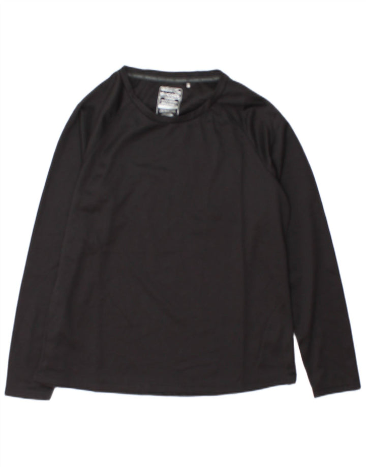 Mountain Warehouse Top pentru bărbați cu mânecă lungă UK 14 Poliester negru mare