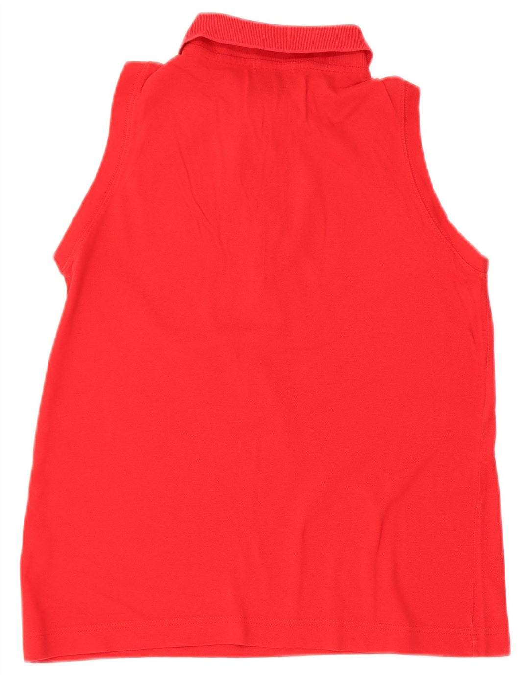 SERGIO TACCHINI Tricou polo fără mâneci pentru femei UK 10 Small Red