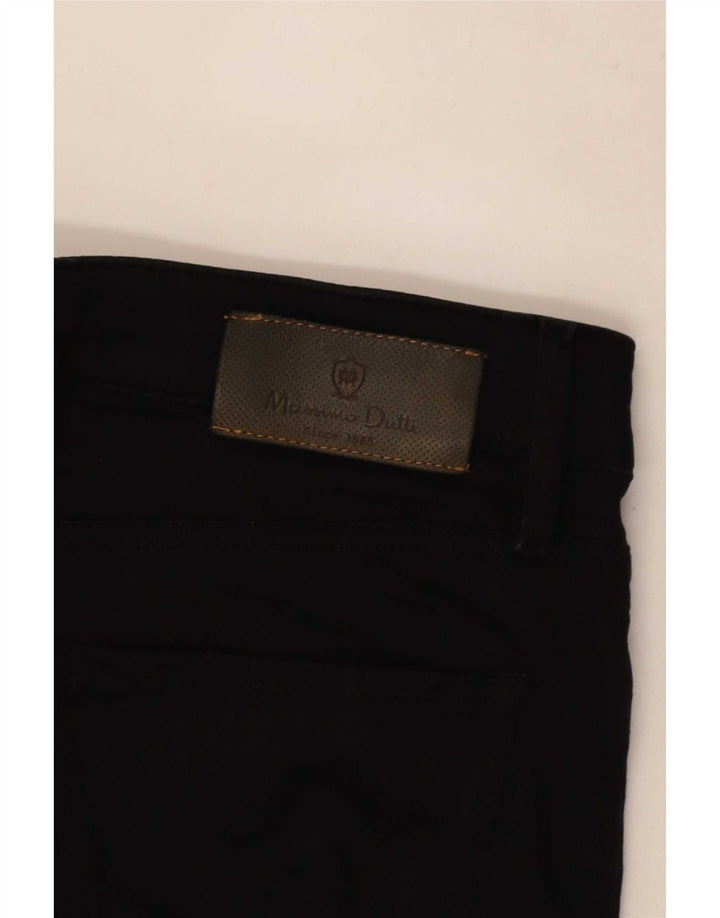 Blugi Massimo Dutti pentru femei Crop Slim W32 L25 Negri