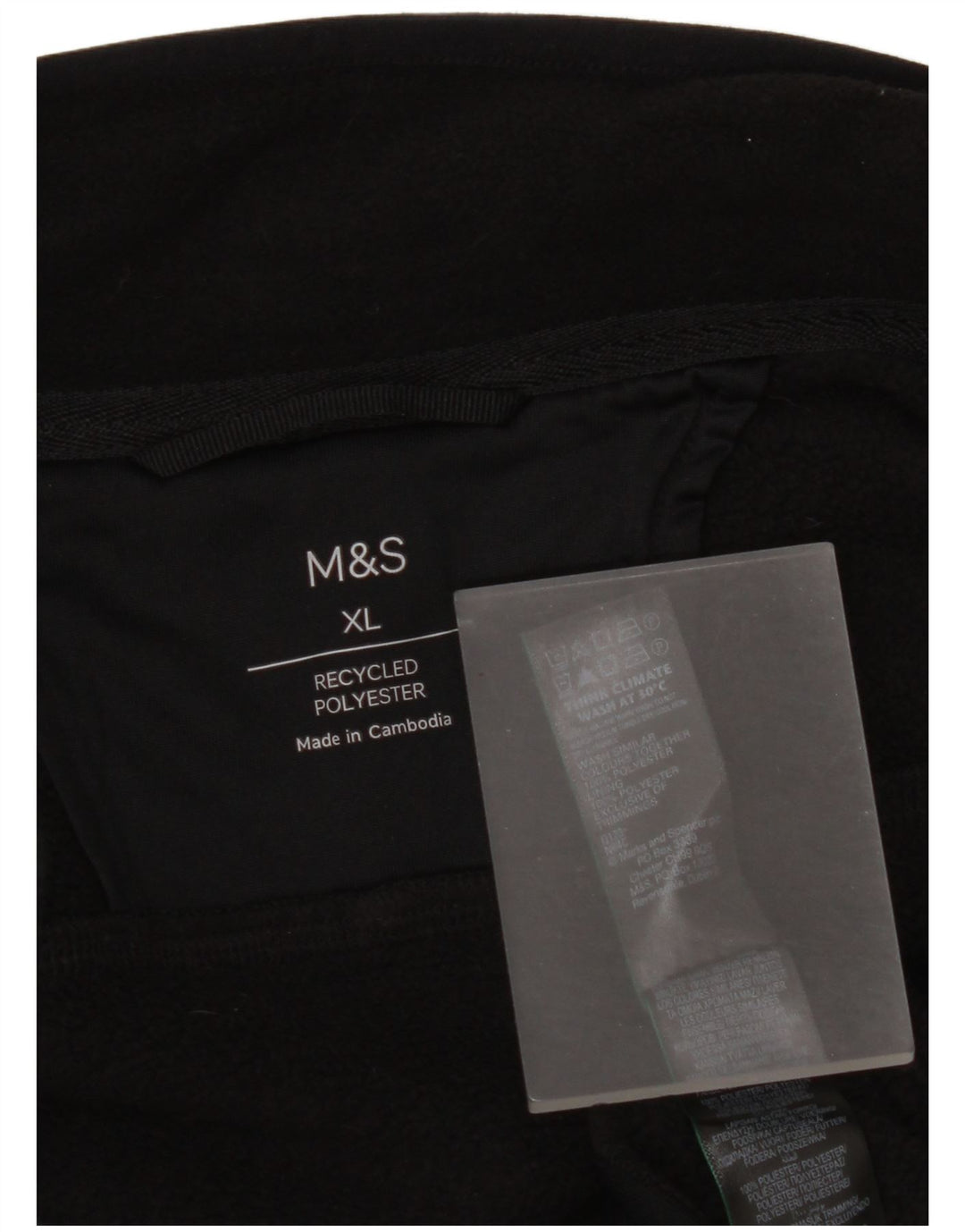 Jachetă pentru bărbați Marks & Spencer din lână UK 42 XL poliester negru