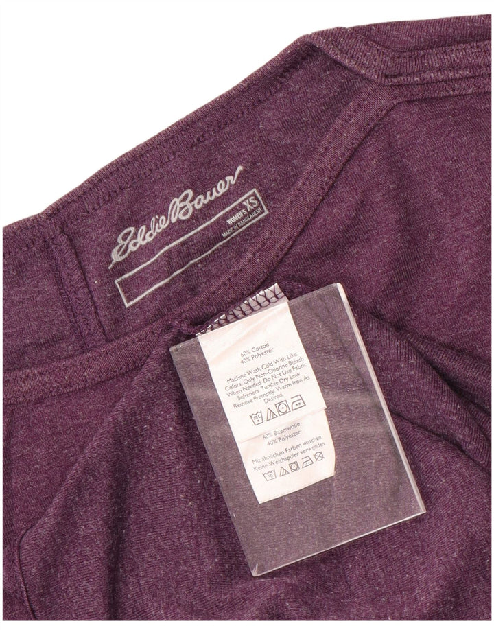 EDDIE BAUER Vest Top pentru femei UK 6 XS Bumbac violet