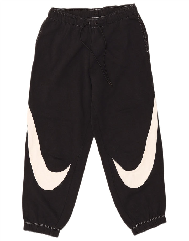 Pantaloni de trening grafic pentru femei NIKE Pantaloni de jogging UK 10 Bumbac negru mic
