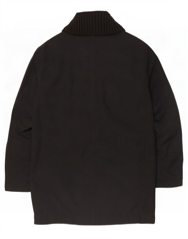 Palton pentru bărbați Hugo Boss UK 42 XL poliester negru