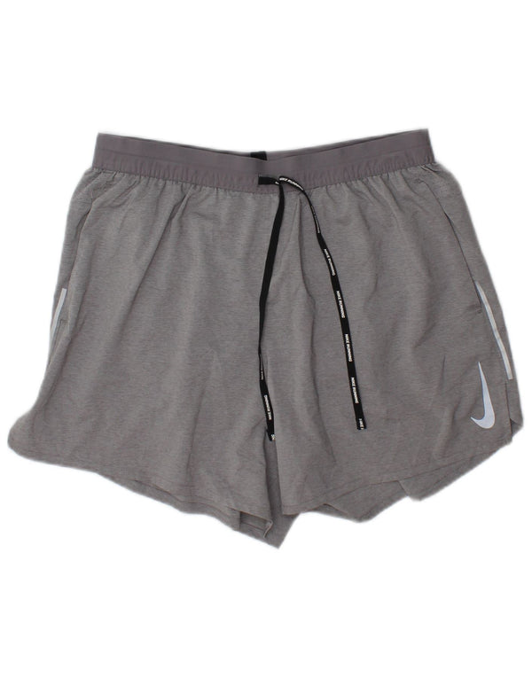 Nike Mens Dri Fit Sport Shorts Large Grey Polyester