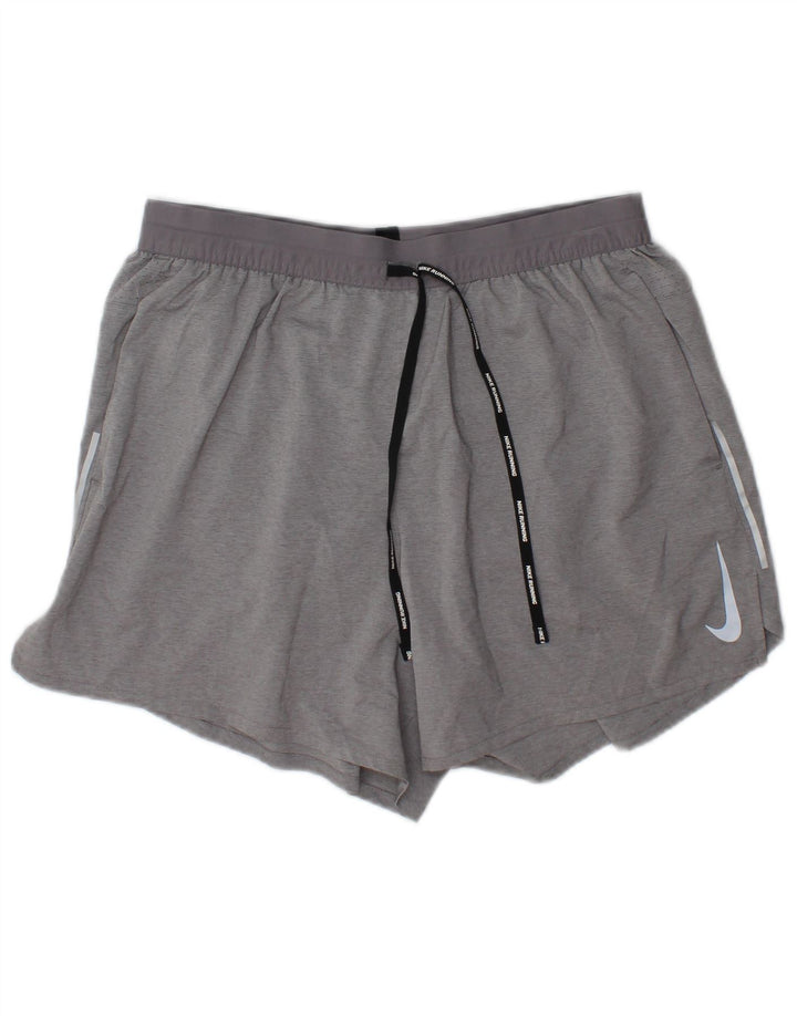 Pantaloni scurți sport Nike Dri Fit pentru bărbați, mari, gri, poliester