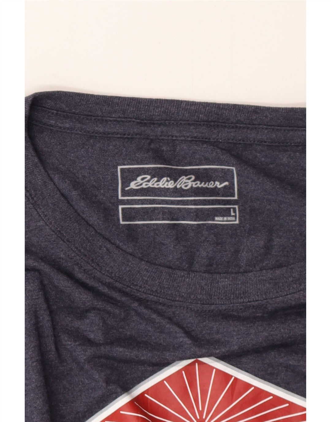 EDDIE BAUER Tricou grafic pentru bărbați Top mare bleumarin