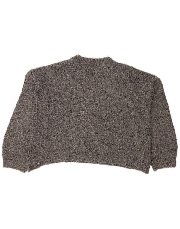 Marks & Spencer Pulover supradimensionat pentru femei cu decolteu rotund, UK 16, mare, gri