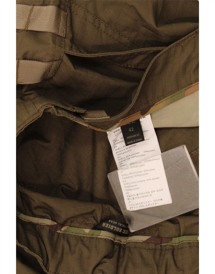 Pantaloni cargo subțiri pentru bărbați Free Soldier W42 L33 Kaki Poliester