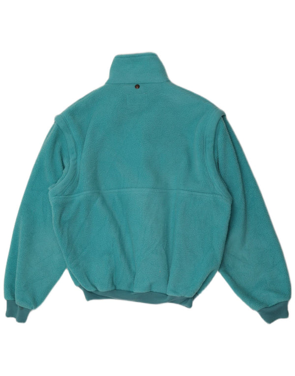 Jachetă fleece pentru bărbați Aesse UK 38 Medium Turcoaz Poliester Sport