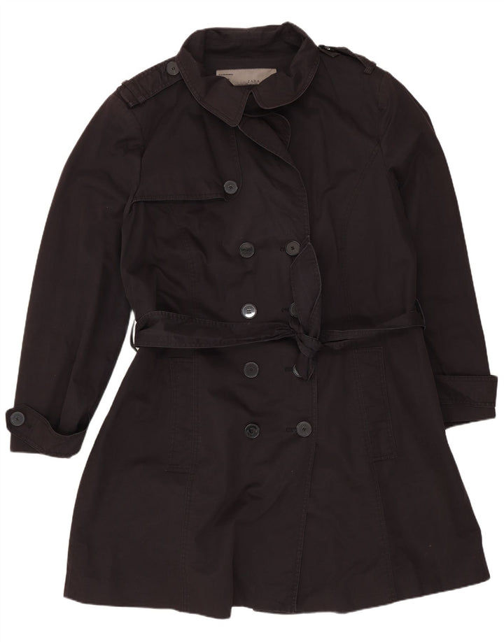 Trenci pentru femei Zara UK 20 2XL Bumbac bleumarin