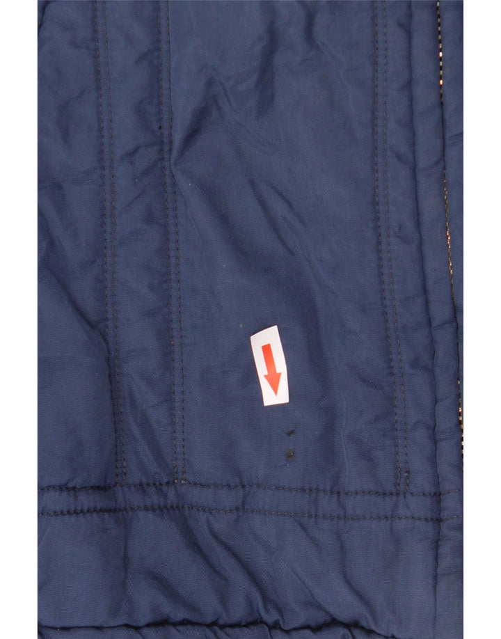 Jachetă bomber cu glugă pentru bărbați Diesel UK 42 XL Blue Nylon