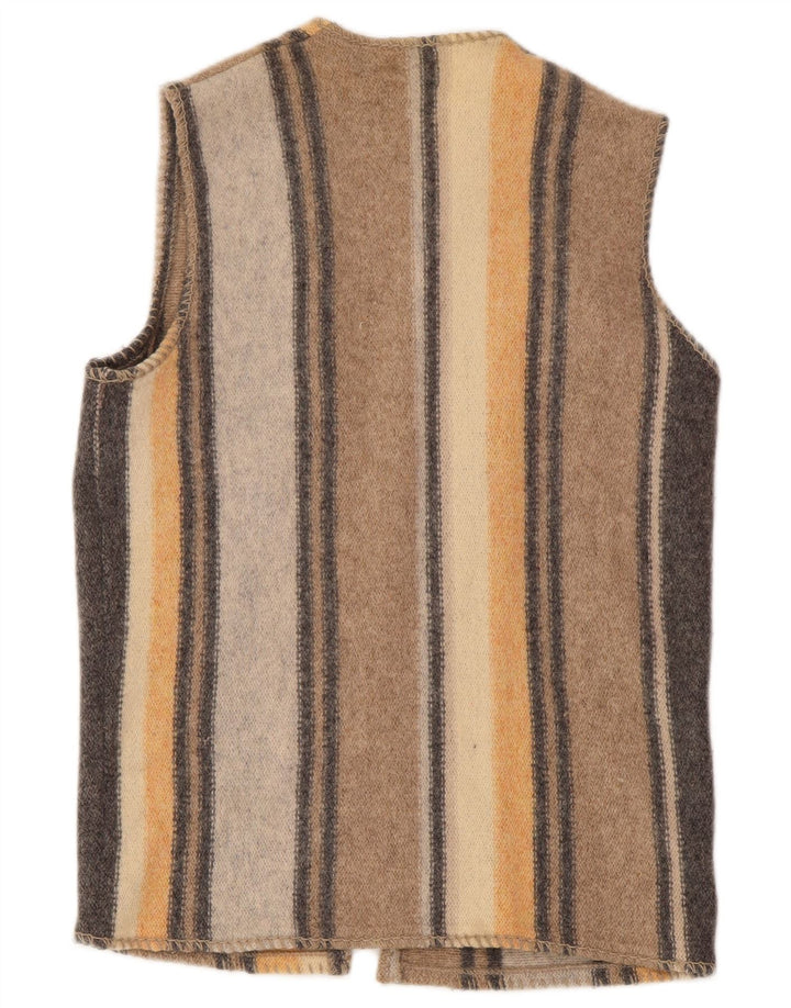 Pulover Cardigan fără mâneci Benetton pentru femei UK 16 Lână mare, multicoloră