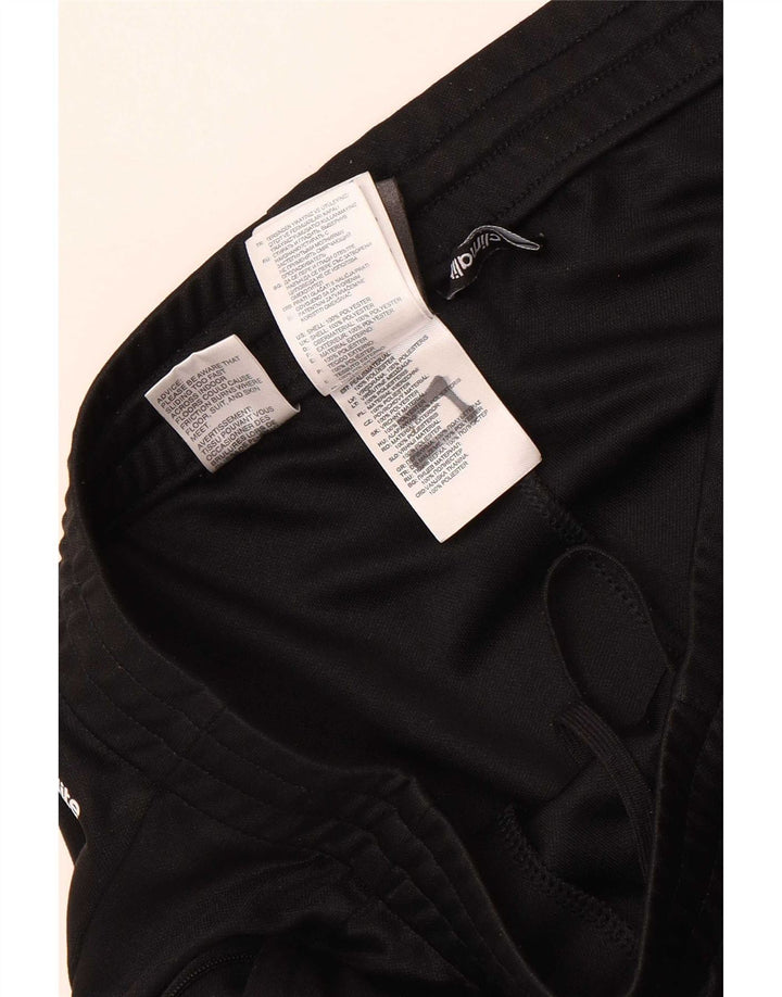 Pantaloni de trening Adidas Climalite pentru bărbați, poliester mediu negru