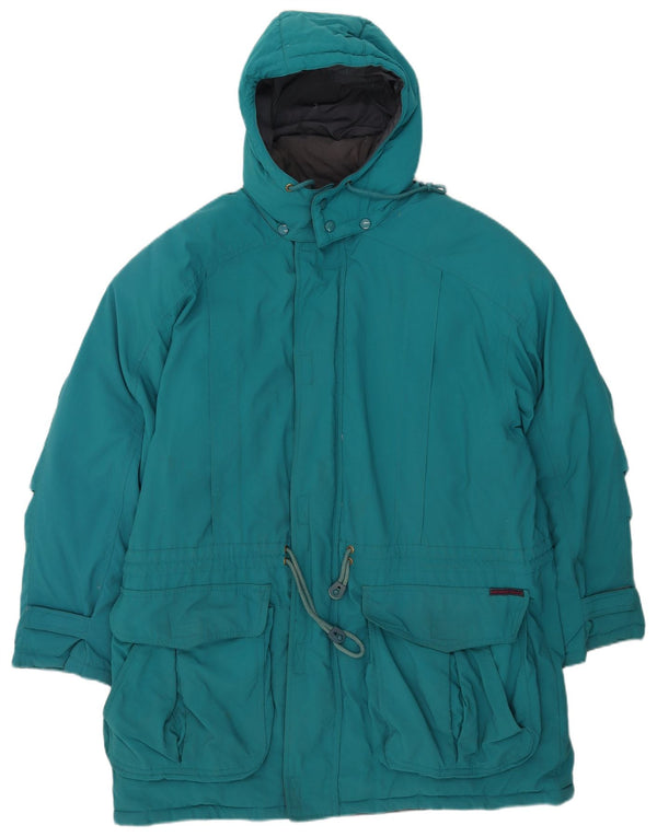 Palton de vânt pentru bărbați cu glugă Valmeline UK 42 XL Nylon albastru