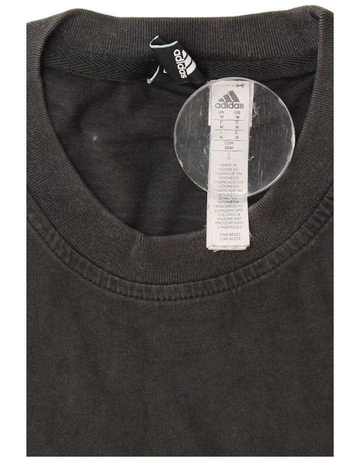 Tricou Bărbați Adidas Top Mediu Negru Bumbac