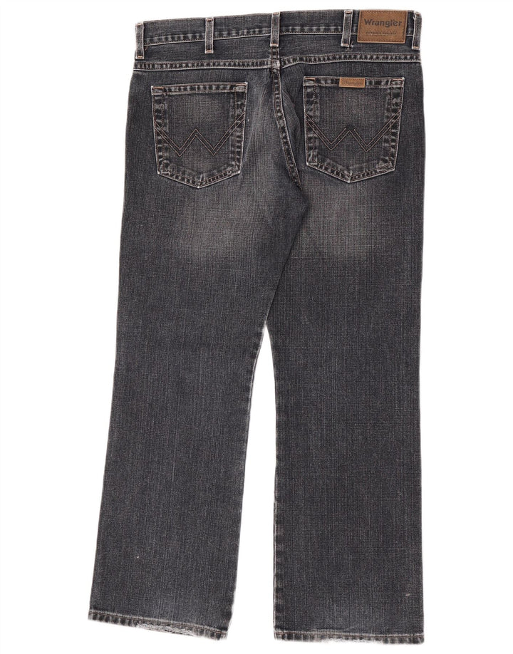 Blugi pentru bărbați Wrangler Bootcut W34 L30 Bumbac bleumarin