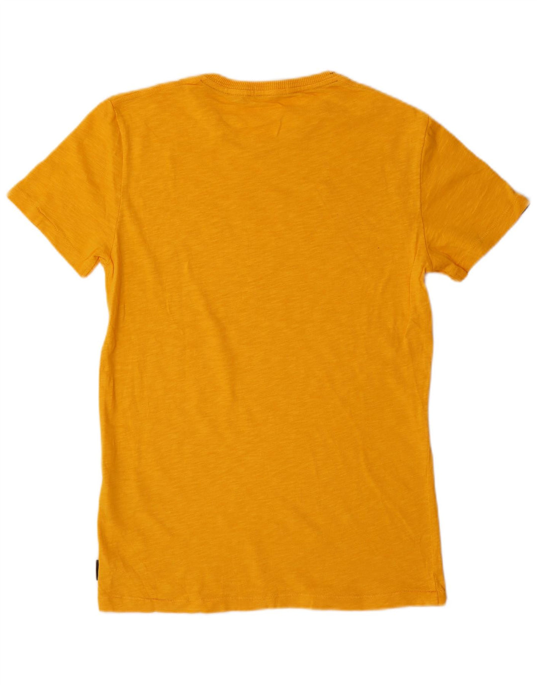 Tricou grafic pentru bărbați Superdry Top din bumbac pete galben mediu