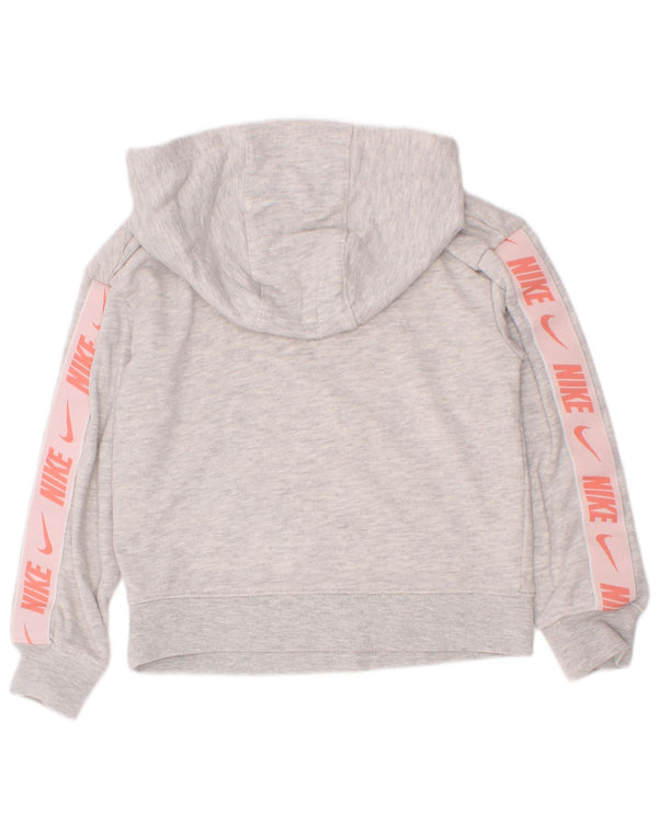 Pulover pentru fete Nike Graphic Hoodie 5-6 ani bumbac gri