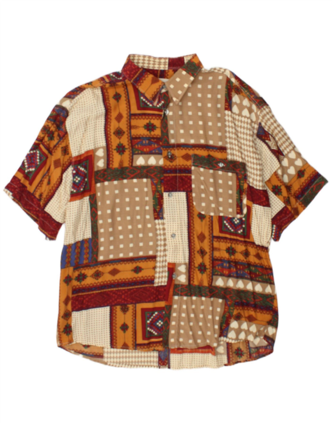 Cămașă cu mânecă scurtă pentru bărbați Tipo' S, multicoloră, mozaic