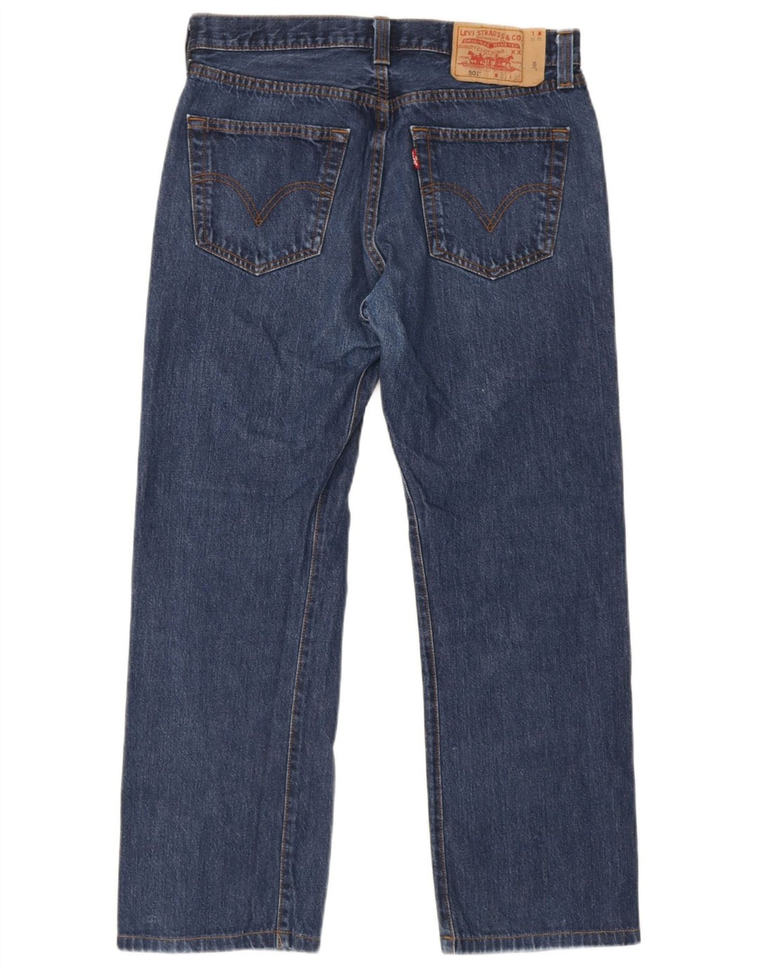 Blugi drepti pentru bărbați Levi's 501 W33 L30 Bumbac albastru