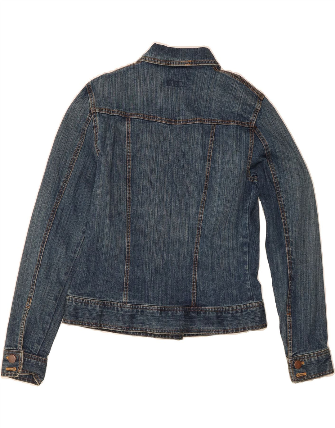 IZOD Womens Denim Jacket UK 10 Small Blue Cotton Vintage Izod and Second-Hand Izod from Messina Hembry 