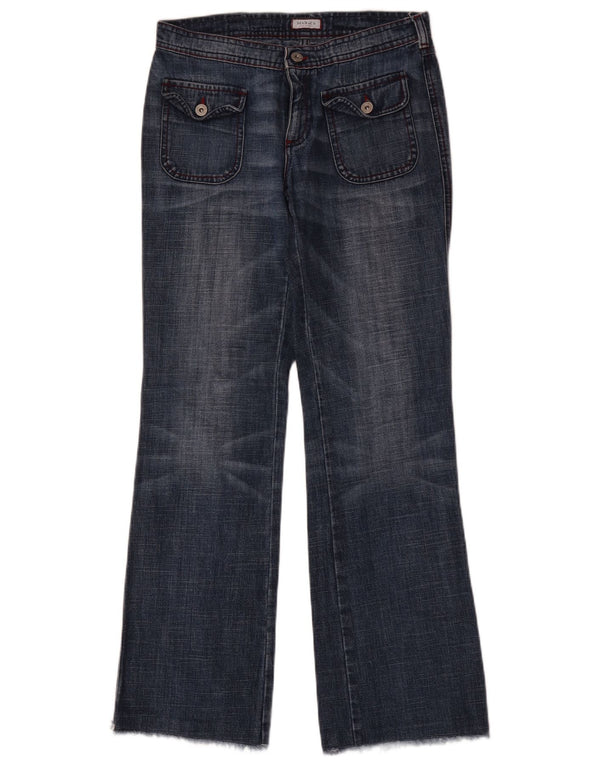 Max & Co. Blugi evazați pentru femei IT 42 Medium L30 L32 Bumbac albastru