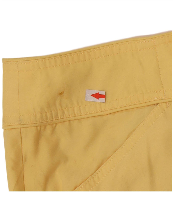 Pantaloni cargo Izod Capri pentru femei US 12 Large W34 L22 Galben Poliester