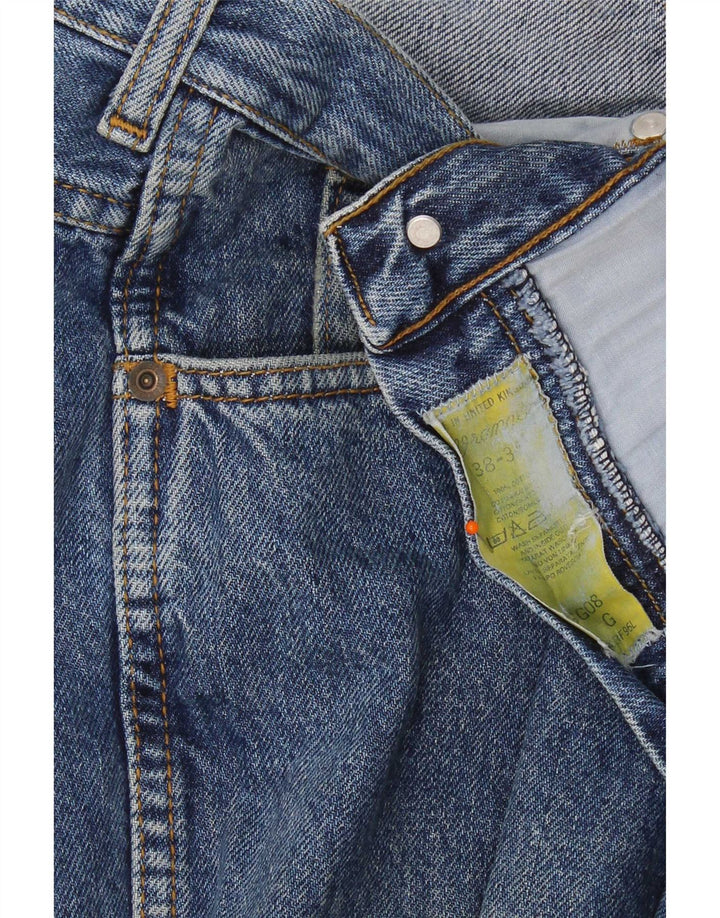 Blugi conici pentru bărbați Wrangler W38 L35 Bumbac albastru