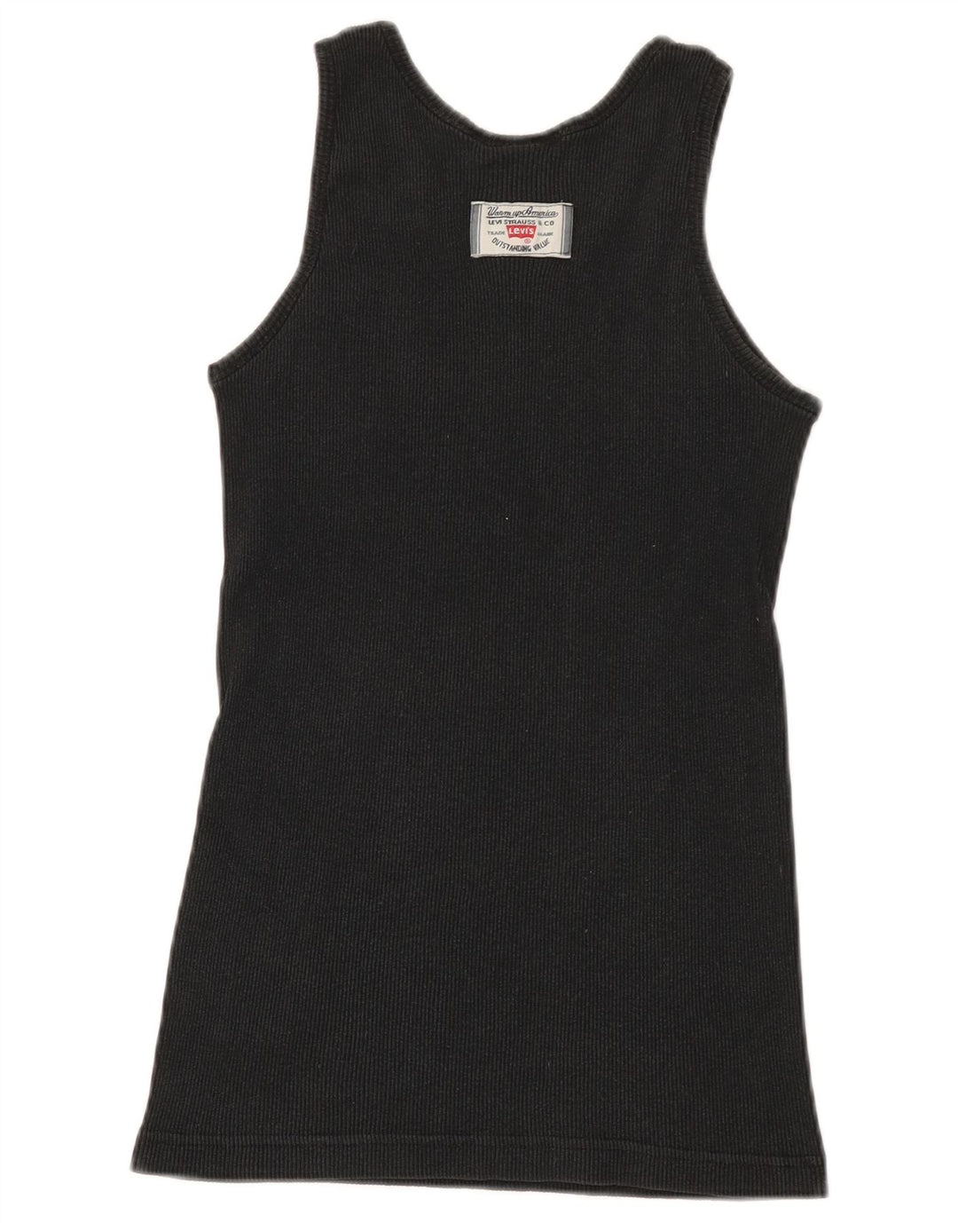 Levi's Vest Vest Top pentru femei UK 12 Medium Black Bumbac