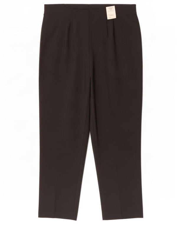 Pantaloni tăiați pentru femei Marks & Spencer UK 14 Medium W31 L25 Negru