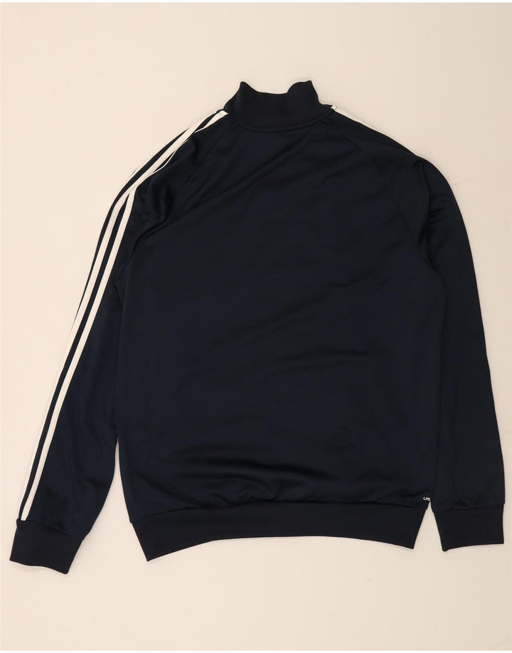 Jachetă de trening Climalite ADIDAS pentru bărbați, XL, poliester bleumarin
