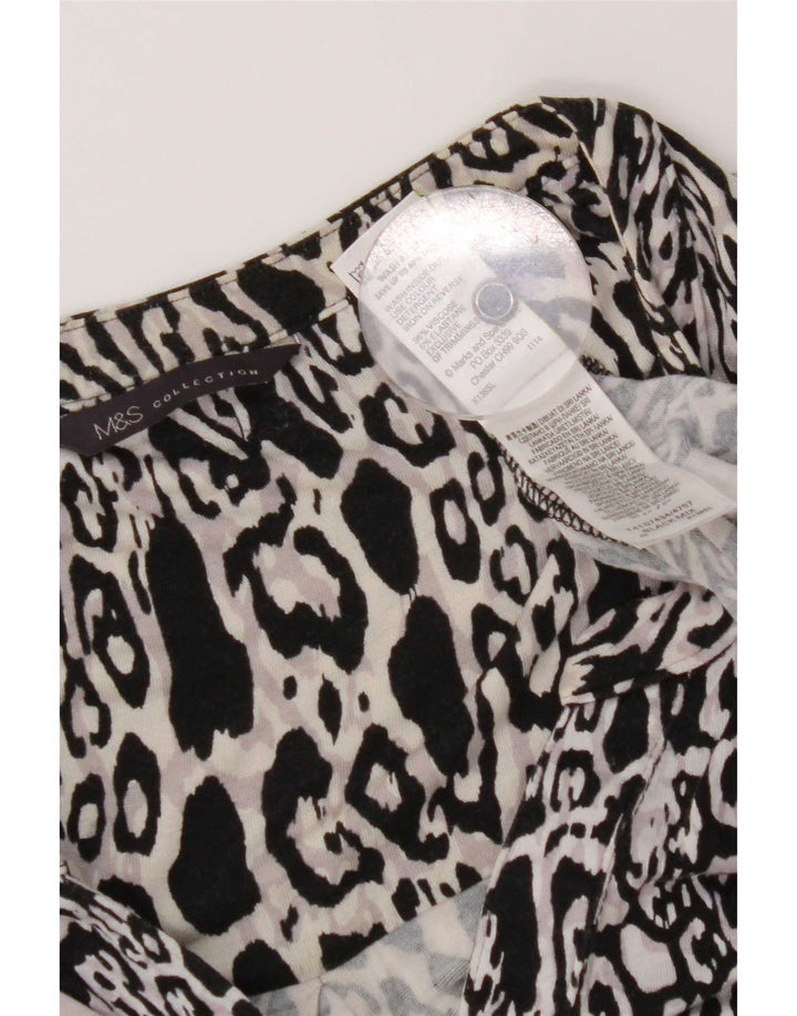 Bluză pentru femei Marks & Spencer, UK 20 2XL, imprimeu animal multicolor
