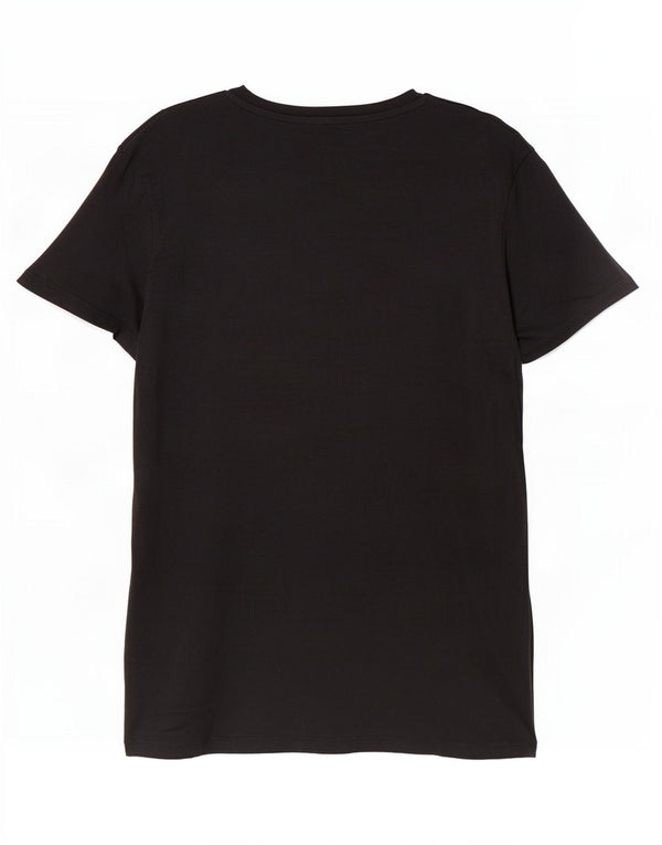 Tricou cu grafică Levi's New York pentru femei Top UK 10 Small Black Bumbac