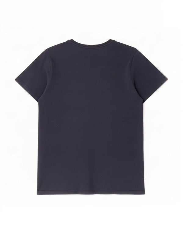 Jack & Jones Mens Graphic T-Shirt Top Large Navy Blue Cotton