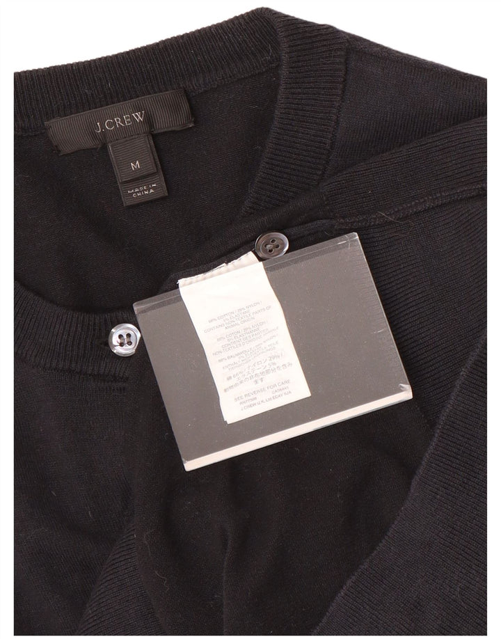 J. Crew Pulover Crop Cardigan pentru Femei UK 12 Medium Bleumarin Bumbac