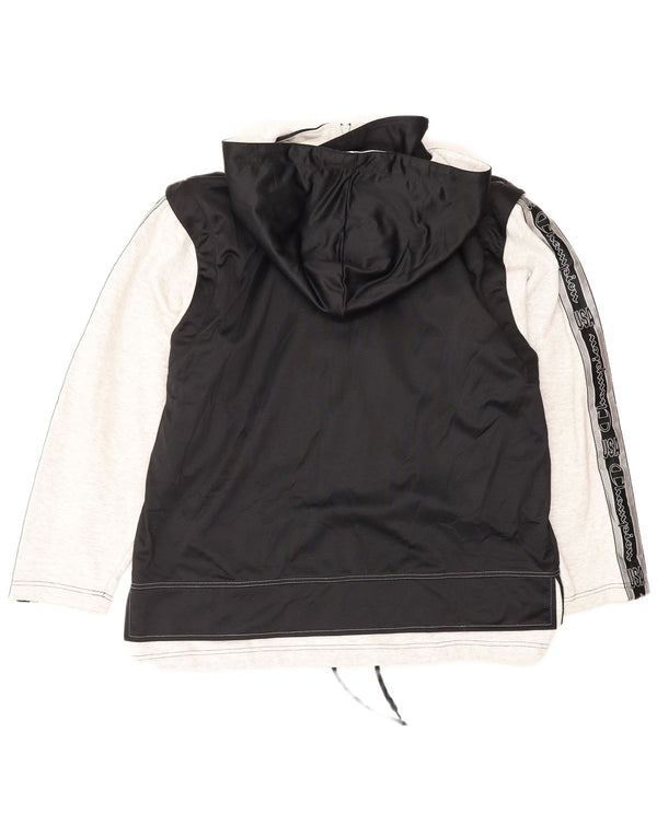 Jachetă de top pentru trening cu glugă pentru bărbați Champion, negru mediu, color block