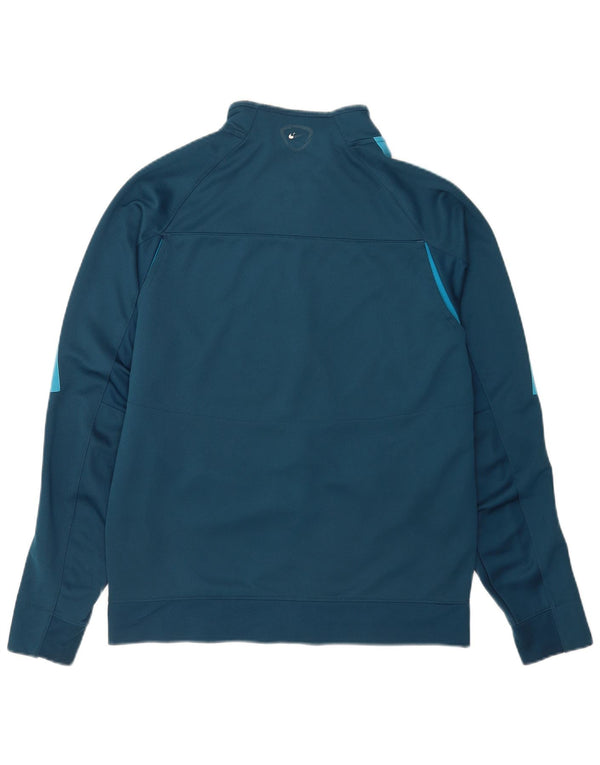 Jachetă de top pentru trening Nike Dri Fit pentru bărbați, mare, albastru, din poliester