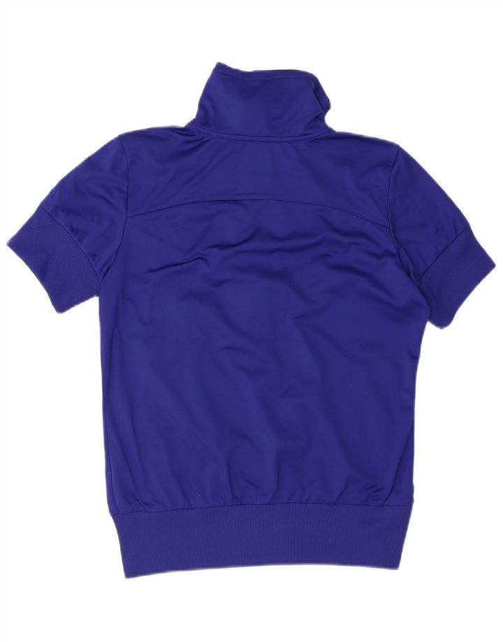 Jachetă de top pentru trening Nike pentru femei UK 14 Medium Bleumarin Colorblock