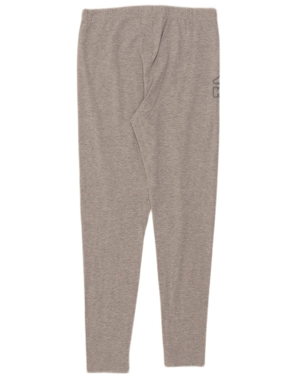 Leggings grafic Kappa pentru femei UK 12, bumbac cu pete gri mediu