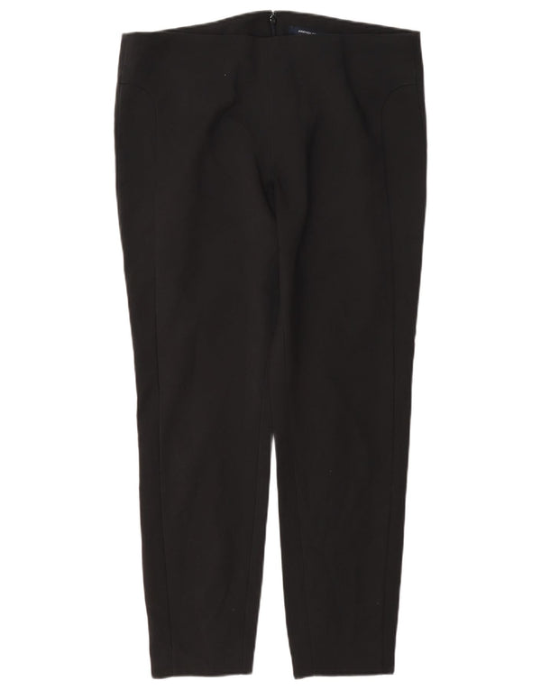 French Connection Pantaloni casual conici pentru femei UK 12 Medium L34 L27 Negru