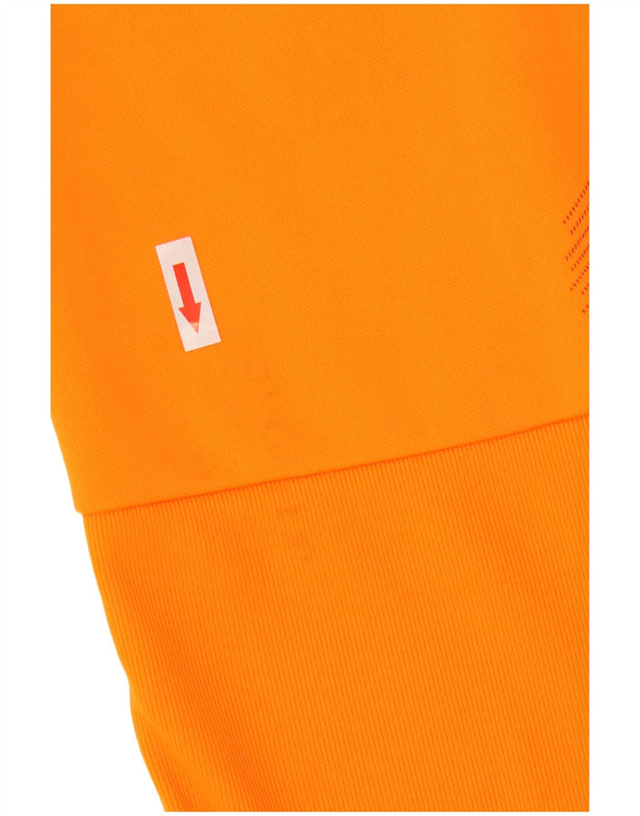 Pantaloni de trening ADIDAS Climalite pentru bărbați XL portocaliu din poliester color bloc