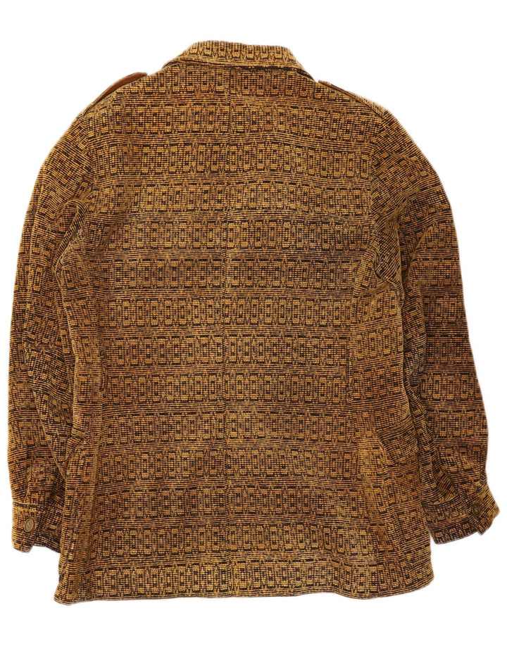 Jachetă militară vintage pentru bărbați UK 38 Medium Bej Geometric