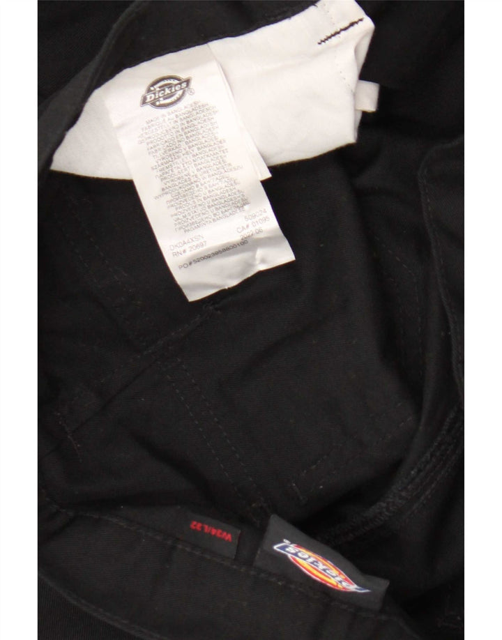 Pantaloni cargo dritti pentru bărbați Dickies L34 L32 Poliester negru