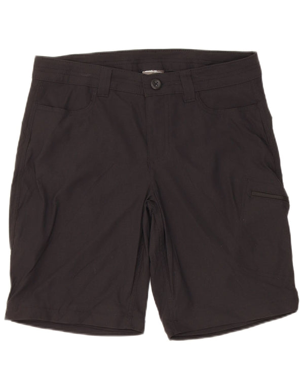 Eddie Bauer Womens Hiking Shorts US 8 Medium W30  Black Nylon
