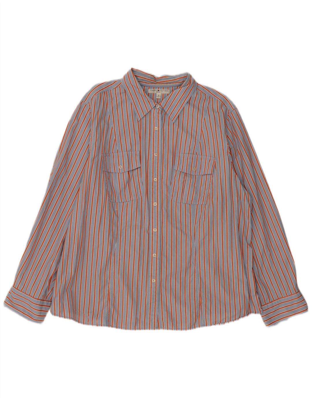 Cămașă pentru femei TOMMY HILFIGER US 20 3XL Bumbac cu dungi albastre