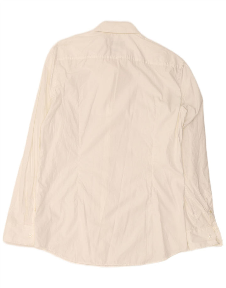 Cămașă pentru bărbați Hugo Boss Slim Fit Mărimea 42 16 1/2 Mare Albă