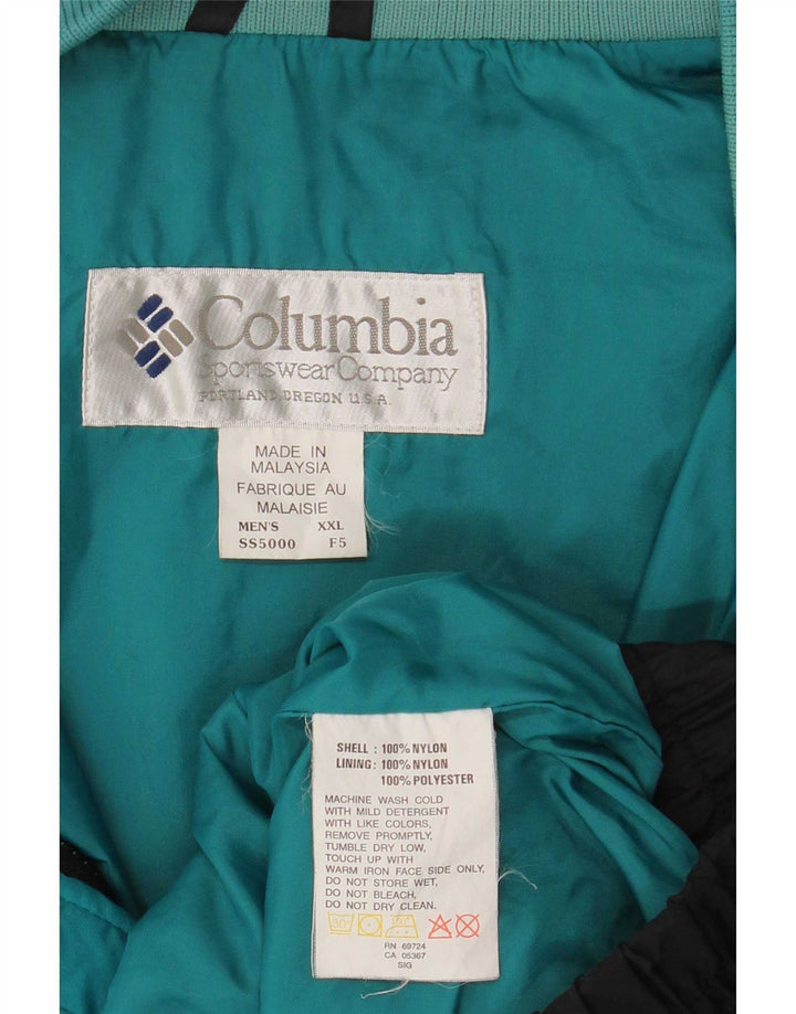 Jachetă Columbia pentru bărbați Bugaboo Windbreaker UK 44 2XL Negru Colorblock Nylon