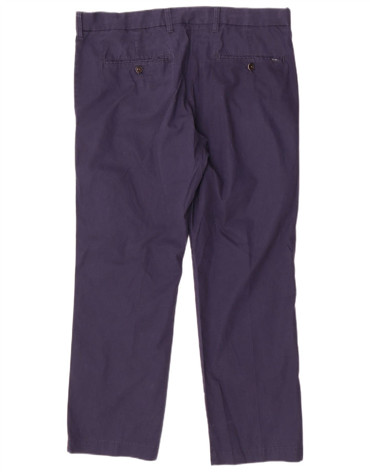 MARKS & SPENCER Pantaloni de costum Blue Harbour pentru bărbați L38 L29 bleumarin