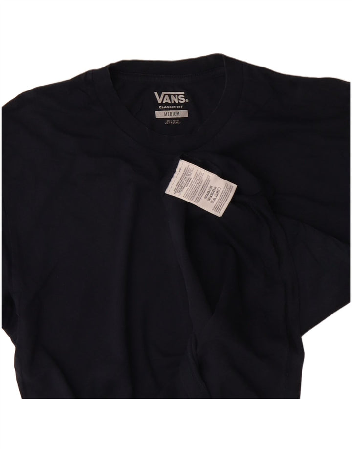 Tricou VANS Classic Fit pentru bărbați Top mediu din bumbac bleumarin