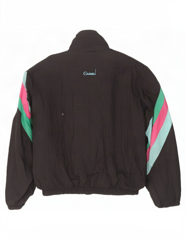 Jachetă de trening pentru bărbați Creation, XL, neagră, poliamidă color bloc